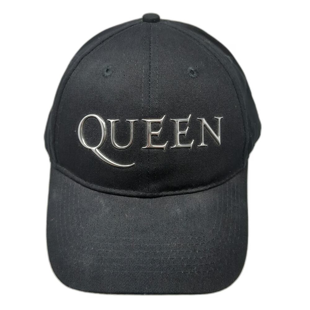 Rock Off Queen Band Black One Size Baseball Cap We Will Rock You Metallic Hat